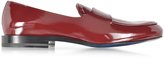 Thumbnail for your product : Jil Sander Burgundy Patent Leather Loafer