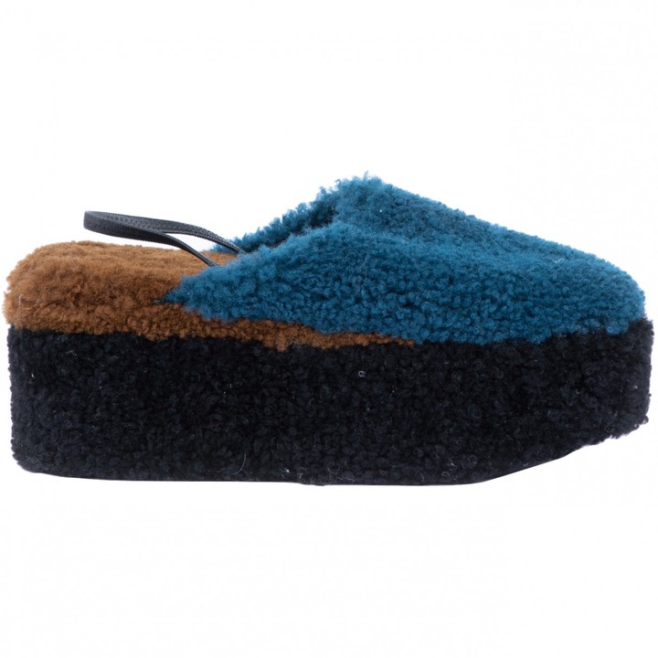 faux fur clogs
