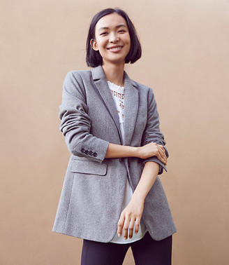 loft grey blazer