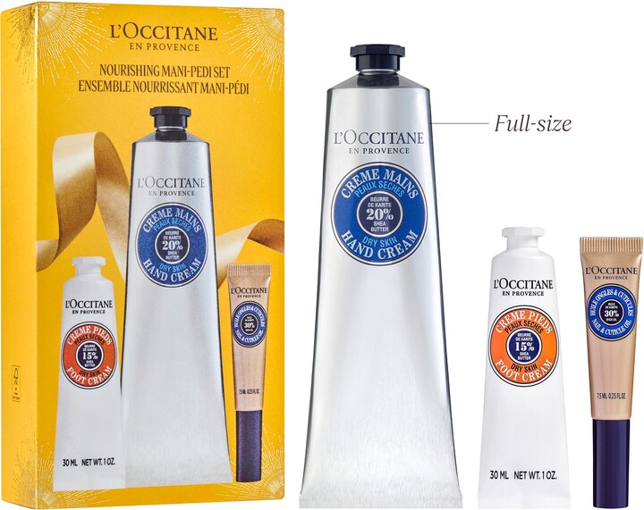 L'Occitane Nourishing Mani-Pedi Gift Set $67 Value