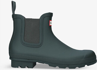 Hunter Original logo-print rubber Chelsea boots