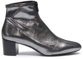 Thumbnail for your product : Stella Luna Turnlock zip metallic ankle boots