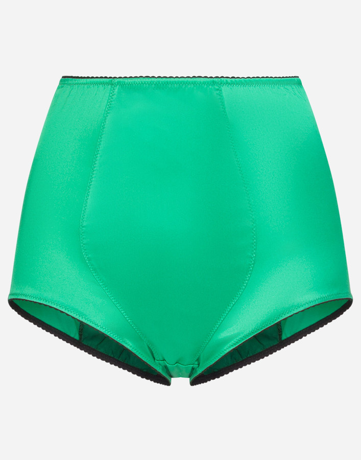 Dolce & Gabbana Satin HighWaisted Panties ShopStyle