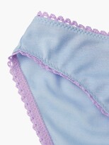 Thumbnail for your product : Araks Isabella Organic-cotton Briefs - Light Blue