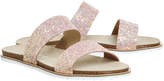 Thumbnail for your product : Office Sicily Double Strap Sandals Pink Iridescent Glitter