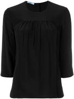 Thumbnail for your product : Prada gathered seam blouse