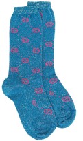 Thumbnail for your product : Gucci Children GG pattern socks