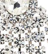 Thumbnail for your product : Alessandra Rich Crystal clip-on earrings