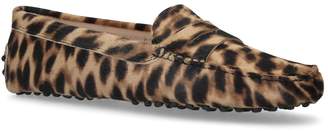 Tod's Gommino Leopard Print Driving Shoes