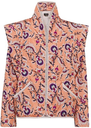 Isabel Marant Janissae floral convertible jacket
