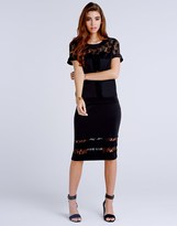 Thumbnail for your product : Girls On Film Lace Insert Skirt