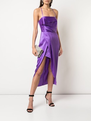 Mason by Michelle Mason Banded Asymmetric Dress