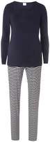 Thumbnail for your product : Mama Licious **Mamalicious Navy Stripe Nursing Pyjama Set
