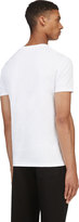 Thumbnail for your product : Alexander McQueen White Flocked Skull T-Shirt