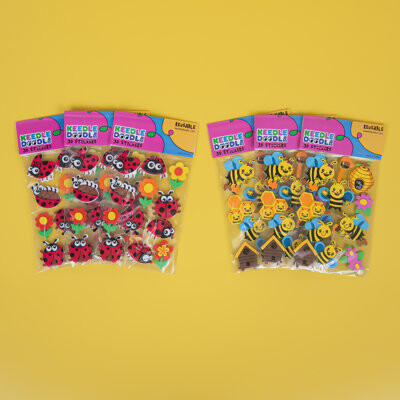 Best Home Fashion, Inc. Keedle Doodle DIY Curtain Decoration Set With 2 Window Treatment Panels, Washable Markers And 3D Foam Stickers