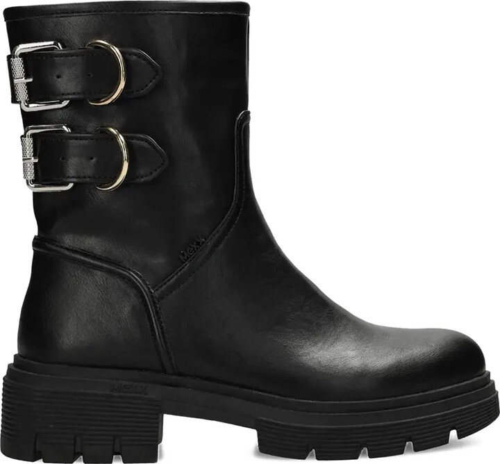 Mexx Sya Rami buckle platform boots