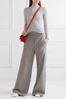 Thumbnail for your product : Golden Goose Iman Striped Stretch Cotton-blend Turtleneck Top
