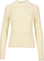 Thumbnail for your product : Saint Laurent Open-Knit Crewneck Sweater
