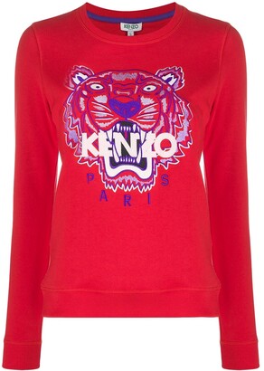 Kenzo tiger embroidered sweatshirt