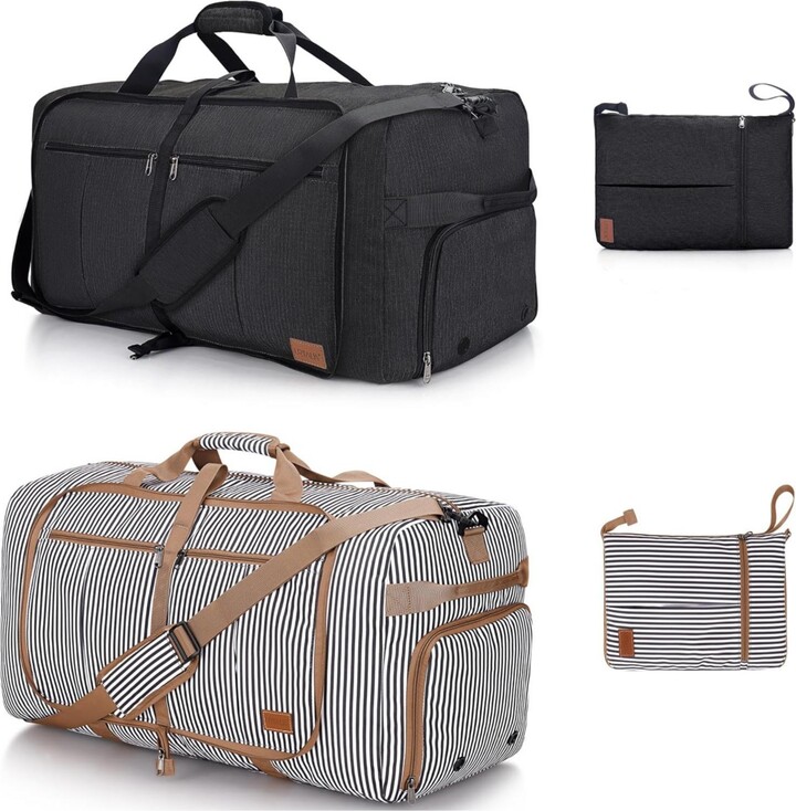 Urtala 120L Foldable Collapsible Travel Duffle Bag for Men and Women with Shoe Compartment