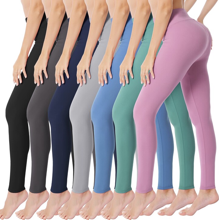 VALANDY Leggings for Women High Waisted Tummy Control Workout Running Yoga  Leggings Plus Size & One Size