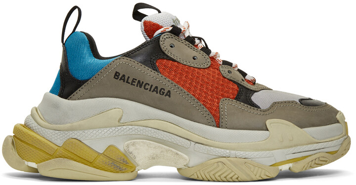 Balenciaga Multicolor Triple S Sneakers - ShopStyle