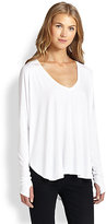 Thumbnail for your product : Feel The Piece Robin Draped Stretch Jersey Top