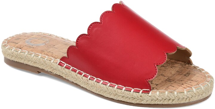 Journee Collection Red Women's Sandals with Cash Back | Shop the 