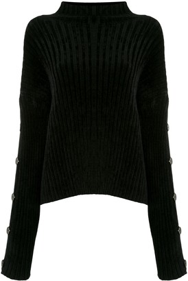 black velvet sweater