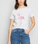 Thumbnail for your product : New Look Flamingo Print T-Shirt