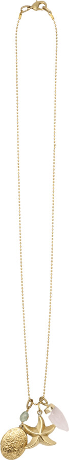 Sita Nevado Gold Peach Necklace