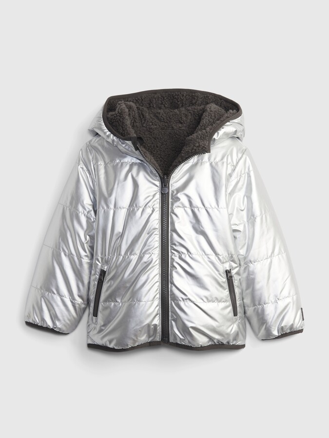 Gap Toddler Metallic Reversible Puffer Jacket - ShopStyle Boys' Outerwear