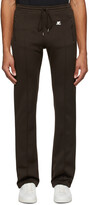 Thumbnail for your product : Courreges Brown Jersey Sport Track Pants