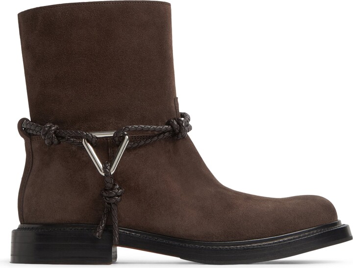 Bottega Veneta Leather James Ankle Boots