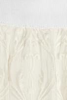 Thumbnail for your product : Alice + Olivia Louie embroidered silk-tulle maxi skirt