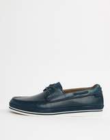 Thumbnail for your product : Aldo Fetsch Leather Boat Shoe in Navy