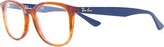 Thumbnail for your product : Ray-Ban Two-Tone Squared Glasses