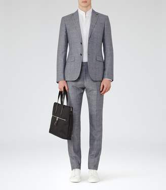 Reiss Buckingham Wool And Linen Suit