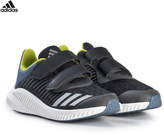 Thumbnail for your product : adidas Grey and Silver FortaRun Velcro Trainers