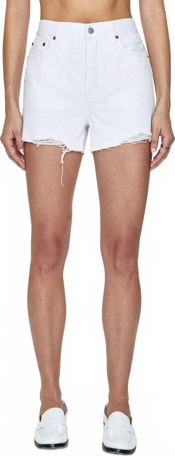 Pistola Denim Women's Nova Denim Short In White Vintage