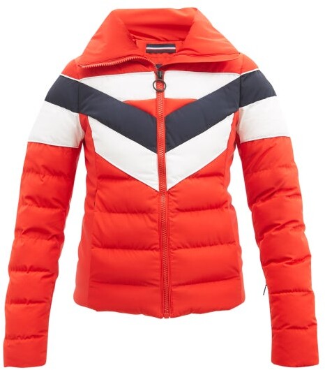ladies red ski jacket