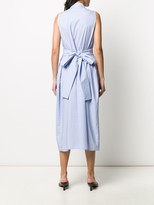 Thumbnail for your product : Aspesi Sleeveless Tie-Waist Shirt Dress