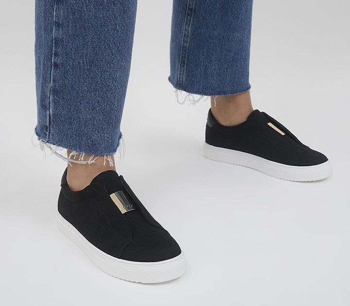 suede slip on trainers