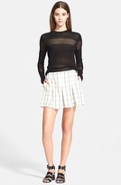 Thumbnail for your product : Proenza Schouler Pointelle Knit Long Sleeve Top