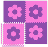 Thumbnail for your product : Alessco Economy SoftFloors Flower Set in Pink / Purple