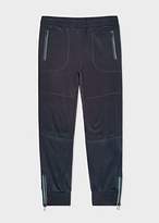 Thumbnail for your product : Paul Smith Men's Dark Navy Cotton-Blend Panelled Sweatpants With Cycle Stripe Detail