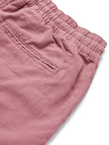 Thumbnail for your product : YMC Jay Cotton and Linen-Blend Drawstring Shorts - Men - Pink - L