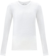 Thumbnail for your product : ANOTHER TOMORROW Long-sleeved Organic-cotton T-shirt - White