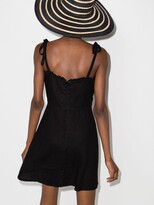 Thumbnail for your product : HONORINE Black Poppy Linen Mini Dress