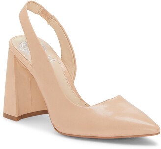 vince camuto beige pumps